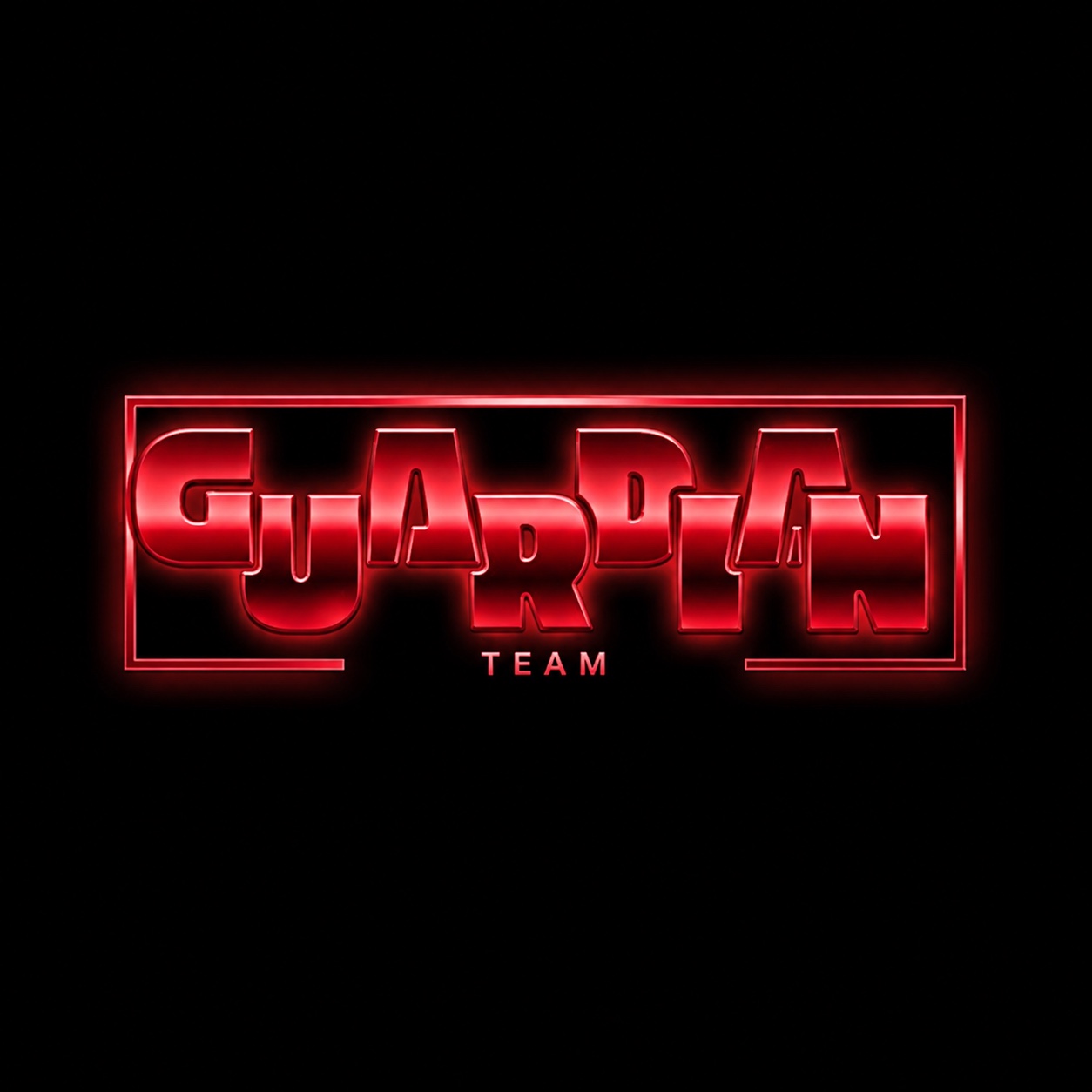 Guardian Team metallic red logo